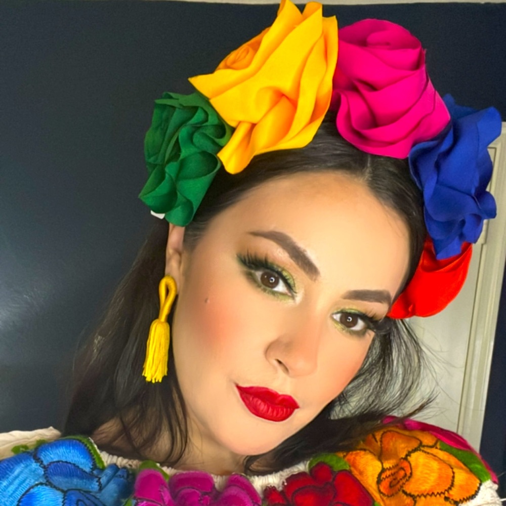 frida kahlo style headband